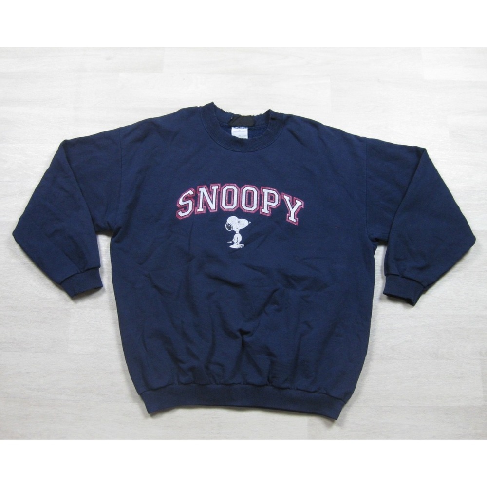 Vintage 90s Snoopy Crewneck Sweatshirt (XL) Peanuts Collection Cartoon